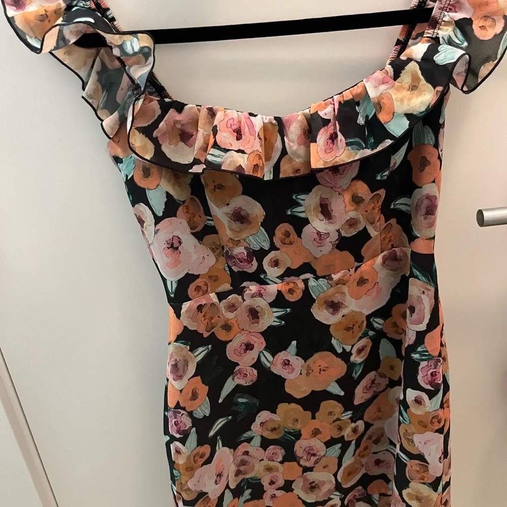 Floral Ruffle Mini Dress - Picture 5 of 5